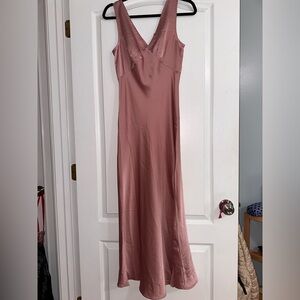 Paper heart midi dress